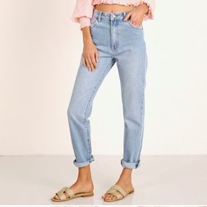 NWT Rolla’s Women’s High Rise Slim Dusters In Old Stone Jeans - size 28